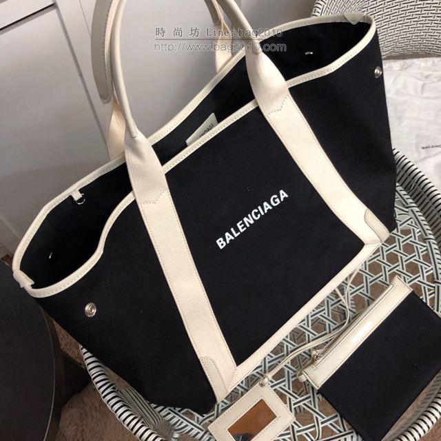 Balenciaga女包 巴黎世家新版爆款 帆布字母包 新版一行字 大號手提包  csbl1178